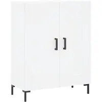 vidaXL Sideboard Blanc 69,5x34x90 cm Bois composite