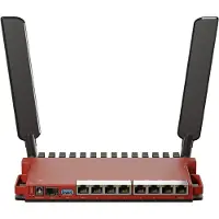 Mikrotik Routeur sans fil L009UiGS-2HaxD-IN Gigabit Ethernet mono-bande (2,4 GHz) rouge