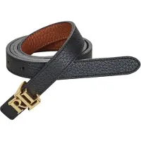 Ralph Lauren Ceinture marron / or / noir