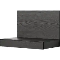 New Works Tana Bureau Mural Black Stained Oak
