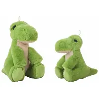 Bigbuy Peluche Dat vert dinosaure 26 cm