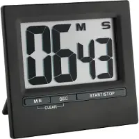 TFA-Dostmann Minuterie et chronomètre, Minuteur, Noir