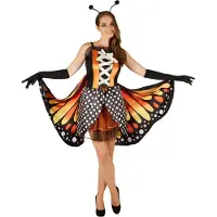 TecTake dressforfun - Costume femme papillon grand feu papillon XXL - déguisement déguisement Halloween déguisement carnaval déguisement carnaval déguisement carnaval - 301149