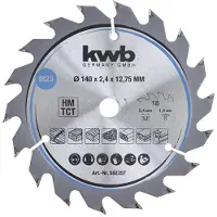 Kwb Lame de scie circulaire HM Mittel Ø 140x12,75 Z18