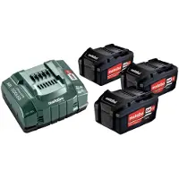 Metabo Basis Set 18V - 3x Batteries 5,2Ah + Chargeur ASC 145 ( 685048000 )