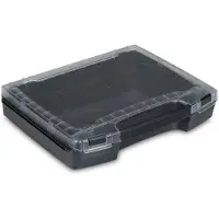 SORTIMO 6100000336 i-BOXX Kleinteilekoffer 72 Schwarz/Transparent