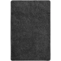 vidaXL Tapis shaggy antidérapant Gris 200x290 cm