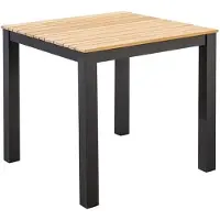 Yoi Table de Jardin Arashi Dark Grey Teak 75 x 75 cm