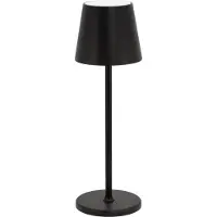 Securit LP-FE-BL Lampe de table LED à accu FELINE, noir