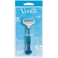 Gillette Rasoir Smooth 3 lames + 2 recharges