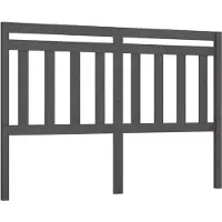 vidaXL Tête de lit Gris 166x4x100 cm Pin massif