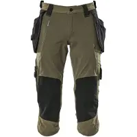 Mascot Advanced 17049 Hanging Pockets 3/4 Pants Marron 46