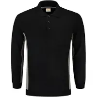 Tricorp 302001BlackTurquoiseXXL Polosweater Bicolor Borstzak