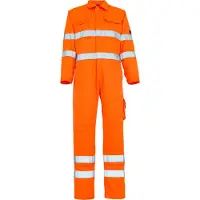 Mascot Safe Classic 00419 Jumpsuit With Knee Pad Pockets Orange 46 / 82