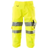 Mascot Safe Supreme 17549 Hanging Pockets 3/4 Pants Jaune 47