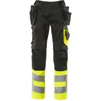 Mascot Safe Supreme 17531 Hanging Pockets Big Work Pants Jaune 56 / 30