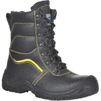 Portwest FW05 Steelite Botte de sécurité à doublure en fourrure S3 CI Black T. 44