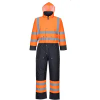 Portwest S485 Combinaison haute visibilité et contraste - doublée Yellow/Navy Taille 5XL