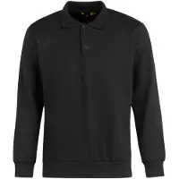 Storvik Napoli sweat de travail à col polo blanc
