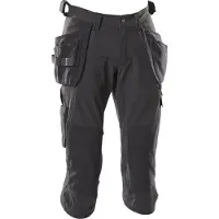 Mascot Accelerate 18249 Hanging Pockets 3/4 Pants Noir 52 Homme