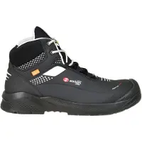 Sixton Werkschoenen Forza Hoog S3 Zwart/Grijs Maat 45 (S3, 45)