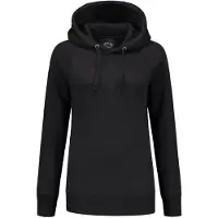 Lemon & soda Sweat Raglan Lourd à Capuche Femme Noir - Lemon & Soda LEM3232 - Taille XL