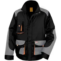 Result WORK-GUARD R316X | Veste de travail homme Work-Guard - Couleur : Royal/Navy/Orange - Taille : S