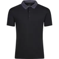 Regatta TRS174 | Polo Coolweave contrasté pour hommes - Couleur : Gris pétrole (uni)/Noir - Taille : XXL