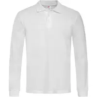 Stedman Polo manches longues pour hommes LS Gris - Stedman STE3400 - Taille S