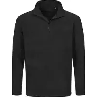 Stedman Pull-over polaire demi-zip pour hommes Black Opal - Stedman STE5020 - Taille M