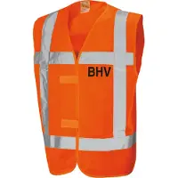 Tricorp 453016FluororangeXL-XXL Veiligheidsvest RWS BHV (XL, XXL)