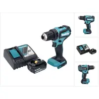 Makita DDF 485 RT1 Perceuse-visseuse sans fil 18 V 50 Nm Brushless + 1x Batterie 5,0 Ah + Chargeur