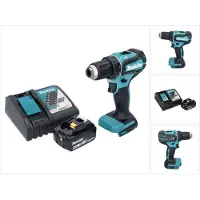 Makita DDF 485 RG1 Perceuse-visseuse sans fil 18 V 50 Nm sans balais + 1x Batterie 6,0 Ah + Chargeur