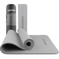 Tunturi Tapis de yoga 8 mm, gris
