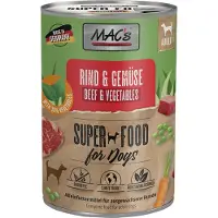 Mac'S Lot 24 x 400 g pour chien - bœuf, légumes
