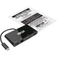 Tripp Lite Station d'accueil - - USB-C 3.1 - Compatible Thunderbolt 3 - 4K @ 30Hz - HDMI, VGA, USB-A