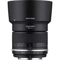 Samyang Objectif Hybride MF 85mm f/1,4 MK2 pour Canon EF-M