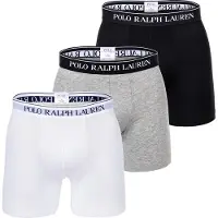 Ralph Lauren Boxers gris chiné / noir / blanc