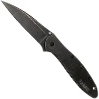 Kershaw Couteau pliant Leek, BlackWash