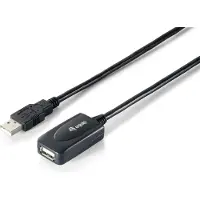 Goobay Active - Rallonge de câble USB - USB (F) pour USB (M) - USB 2.0 - 5 m - actif - or