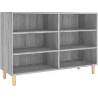 vidaXL Buffet sonoma gris 103,5x35x70 cm bois d'ingénierie