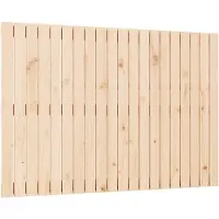 vidaXL Tête de lit murale 127,5x3x90 cm pin massif