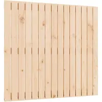 vidaXL Tête de lit murale 95,5x3x90 cm pin massif