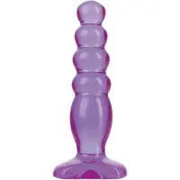 Doc Johnson Crystal Jellies Anal Delight Plug Anal - Violet