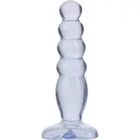 Doc Johnson Crystal Jellies Anal Delight Plug Anal - Transparent