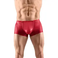 Svenjoyment Underwear - boxer push-up homme effet brillant - rouge