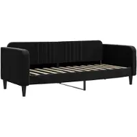 vidaXL Lit de jour noir 80x200 cm velours