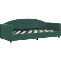 vidaXL Lit de jour vert foncé 80x200 cm velours