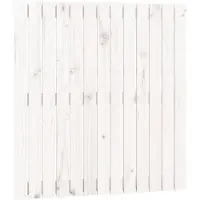 vidaXL Tête de lit murale blanche 82,5x3x90 cm pin massif