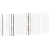 vidaXL Tête de lit murale blanche 147x3x60 cm pin massif